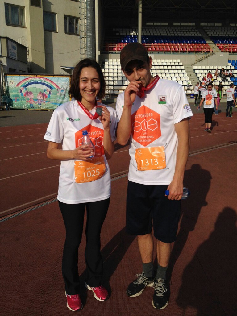 Фото после марафона на 10 км